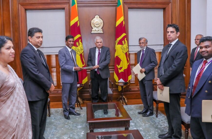 ශ්‍රී ලංකා ක්‍රිකට් ආයතනය සඳහා සකස් කළ නව ව්‍යවස්ථා කෙටුම්පත ජනාධිපතිට